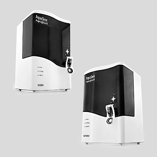 AquaSure from Aquaguard Eureka Forbes Aquasure from Aquaguard Desire 7-litres Table Top Mountable RO+UV+MTDS Water Purifier (White) AquaSure from Aquaguard Eureka Forbes Aquasure from Aquaguard Desire 7-litres Table Top Mountable RO+UV+MTDS Water Purifier (White)